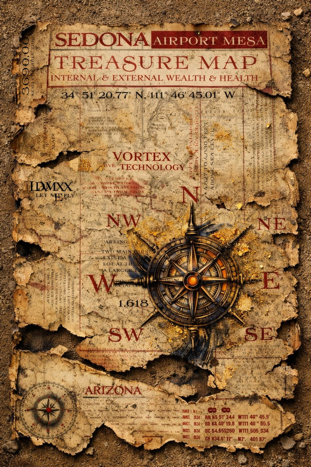 Airport Mesa Vortex (Sedona SFT Treasure Map)