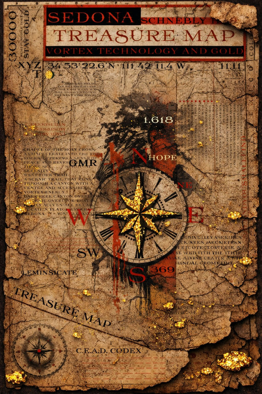 Schnebly Hill Vortex  (Sedona SFT Treasure Map)