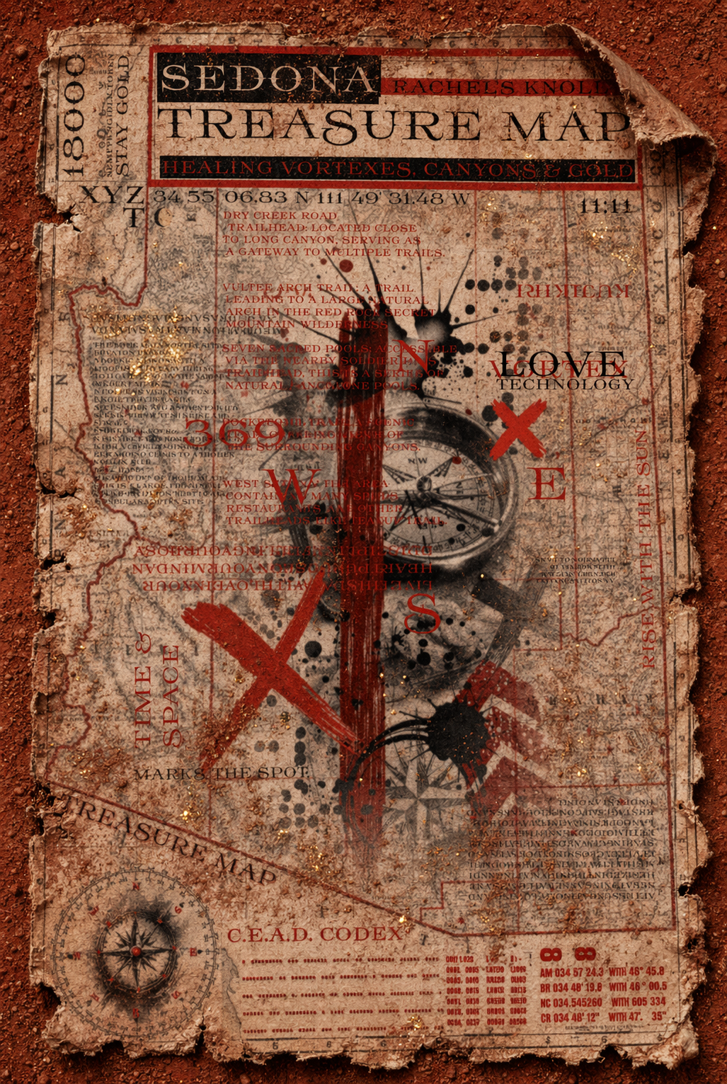 Rachel's Knoll vortex (Sedona SFT Treasure Map)