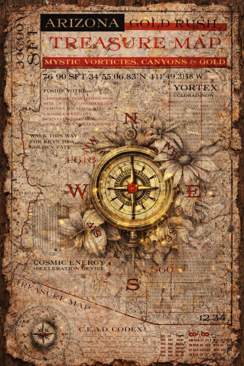 Gold Rush (Sedona SFT Treasure Map)